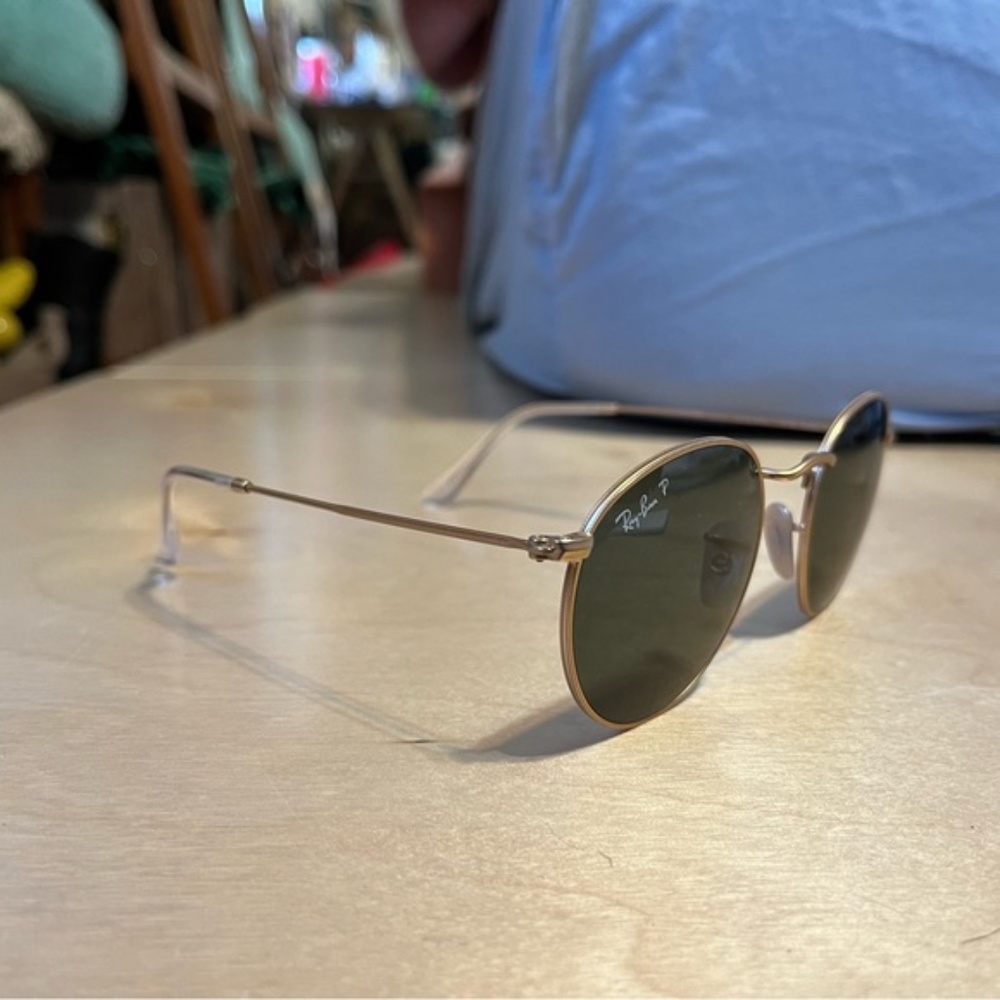 Polarized round Raybans - Picture 5 of 5